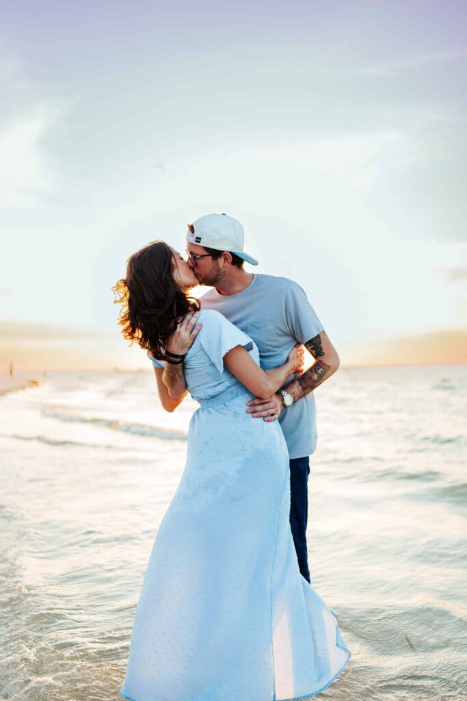 Anna Maria Island engagement session captured by Visual Arts Wedding photography - Tampa couples photographer https://VisualArts.photography/tampa