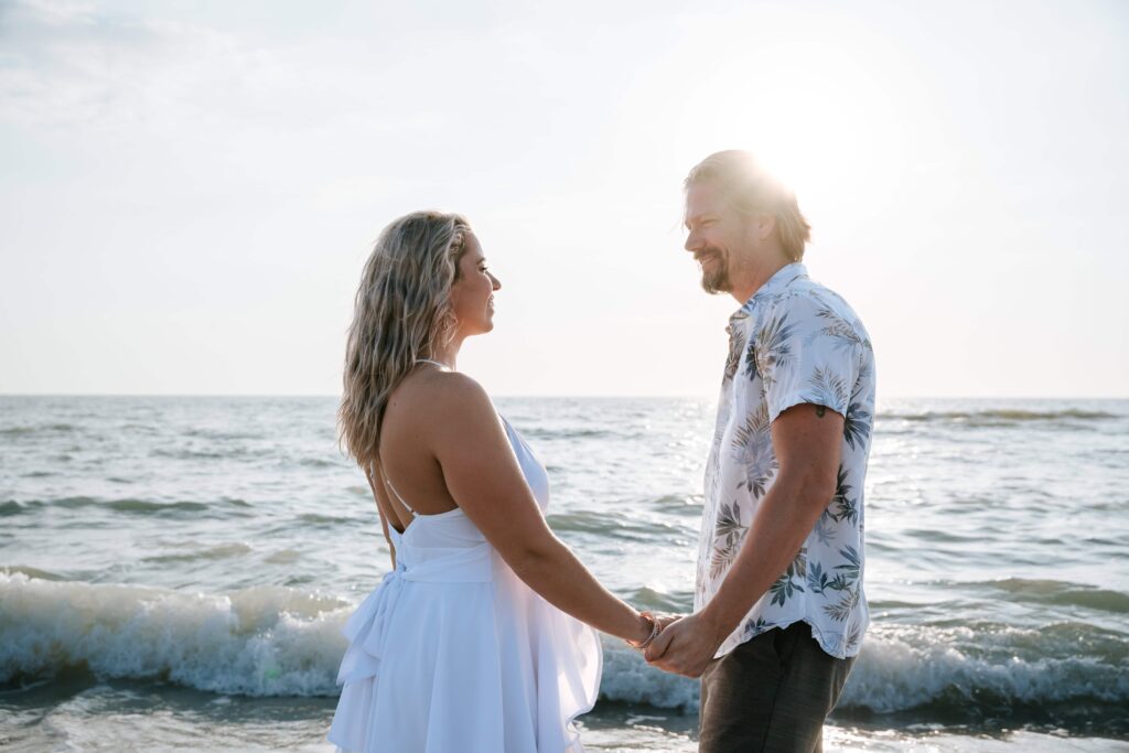 Engagement Session on Captiva Island captured by Visual Arts Wedding Photography