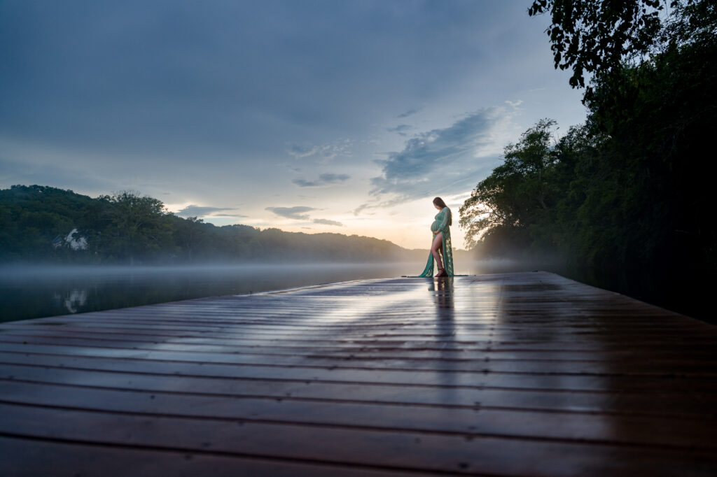 Golden Hour Sunset Maternity Session - Lakeland Maternity Photographer