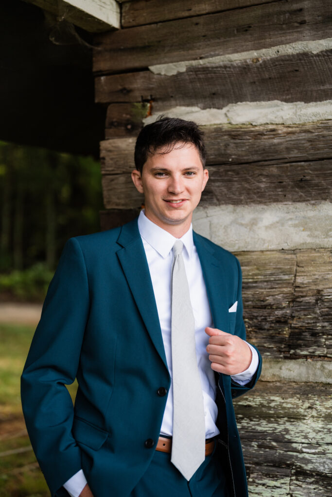 Terra Incognita Vineyard Wedding - Groom portrait